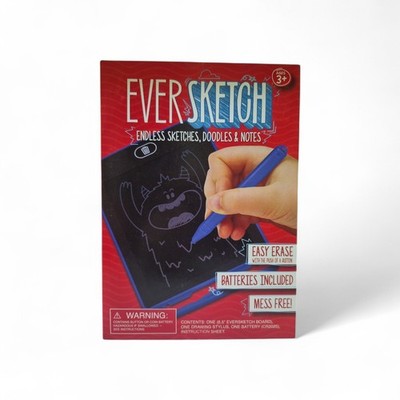 Ever Sketch Endless Sketches, Doodles & Notes Easy Erase W/Stylus, Battery
