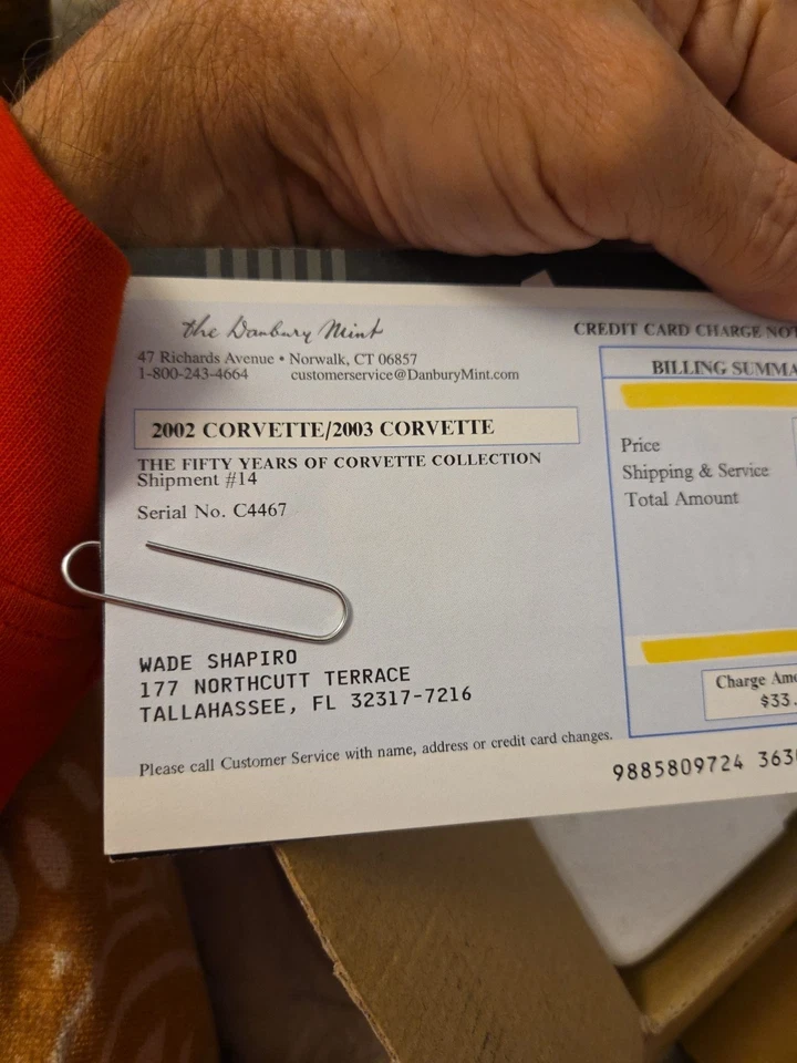 Corvettes The 50yrs Of Corvette Coll Box Papers Danbury Mint 1/43 2002 y 2003 Foto 2 de 4