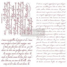 REDESIGN WITH PRIMA  DECOR STAMP – Vintage Script, Silicone Stamp