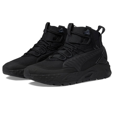 Puma RS-Trck Mid 395140-01 Sneaker Men's US 10 Black Lifestyle Shoes RHS7669