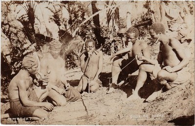 PC SOUTH AFRICA SMOKING DACHA REAL PHOTO POSTCARD (a83173)