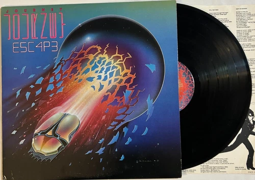 Journey - Escape - 1981 Columbia 1st Press LP - Ludwig Master / Photo Inner VG+