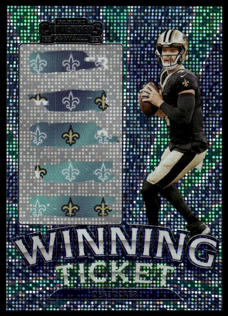 2023 Panini Contenders #5 Derek Carr Winning Ticket