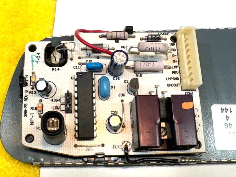 Espejo retrovisor interior auto atenuante mercedes original 2000 w210 e320 430 1 cristal Foto 3 de 4