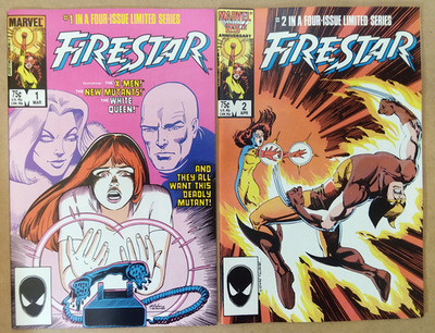 Firestar #1, #2 (1986, Marvel) VF/NM  Lot 2
