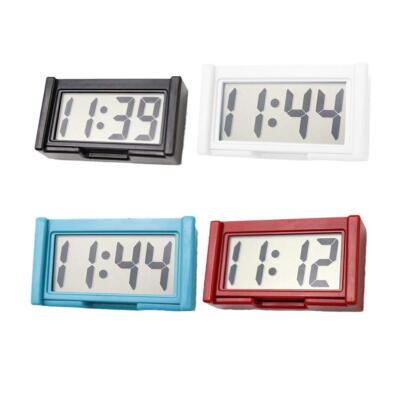 Mini Digital Uhr Dekorative Große Bildschirm Auto Uhr Mini Uhren Dashboard  O8I1