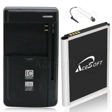 AceSoft 4580mAh Li_ion Battery Charger Stylus for Cricket LG Escape 3 K373 Phone