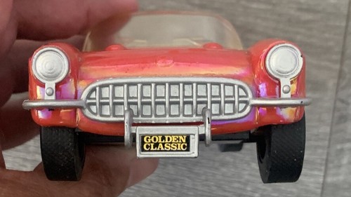 VINTAGE TOY CAR PLASTIC JIMMY TOYS CORVETTE RED 2 DOOR - Picture 6 of 7