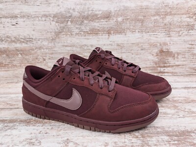 Nike Dunk Low Retro PRM Premium Burgundy Crush Plum FB8895-600 Men s Size 9 NEW