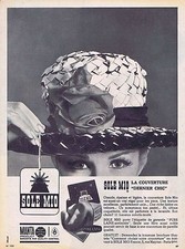 PUBLICITE ADVERTISING 1965 035 SOLE MIO couverture 'dernier chic'