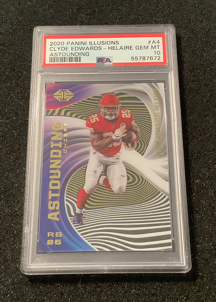 Clyde Edwards-Helaire Panini Illusions Astounding #A4 Base