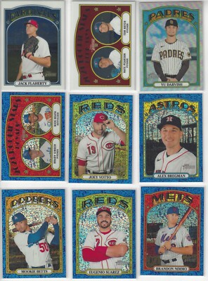 Topps Heritage Chrome 2003-2021 pick your card with Refractors Purple RCs