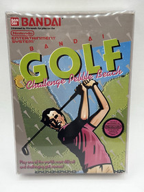 Bandai Golf: Challenge Pebble Beach Nintendo NES CIB Probado &iexcl;ENV&Iacute;O R&Aacute;PIDO LIMPIO!