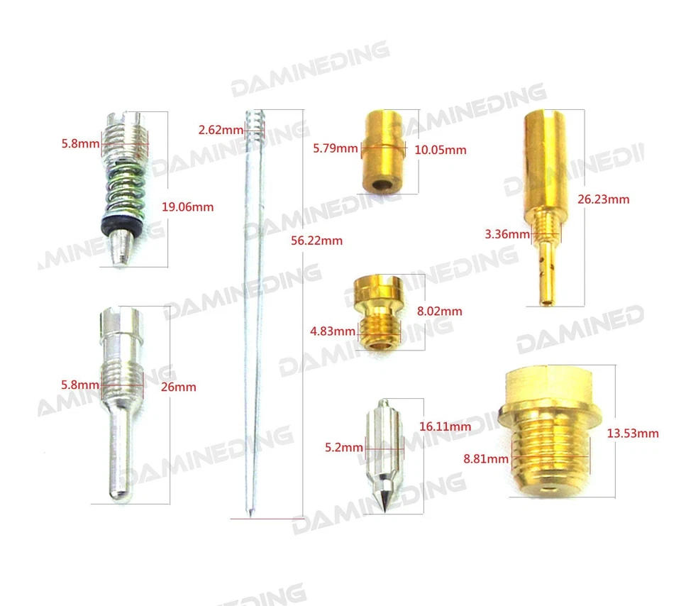 Kit de reparación de carburador y flotador CB100 CL100 SL100 XL100 EE. UU. Stock Foto 2 de 4