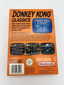 ‼️NINTENDO NES SPIEL DONKEY KONG CLASSICS OVP CIB - Komplett - Sammler Zustand‼️