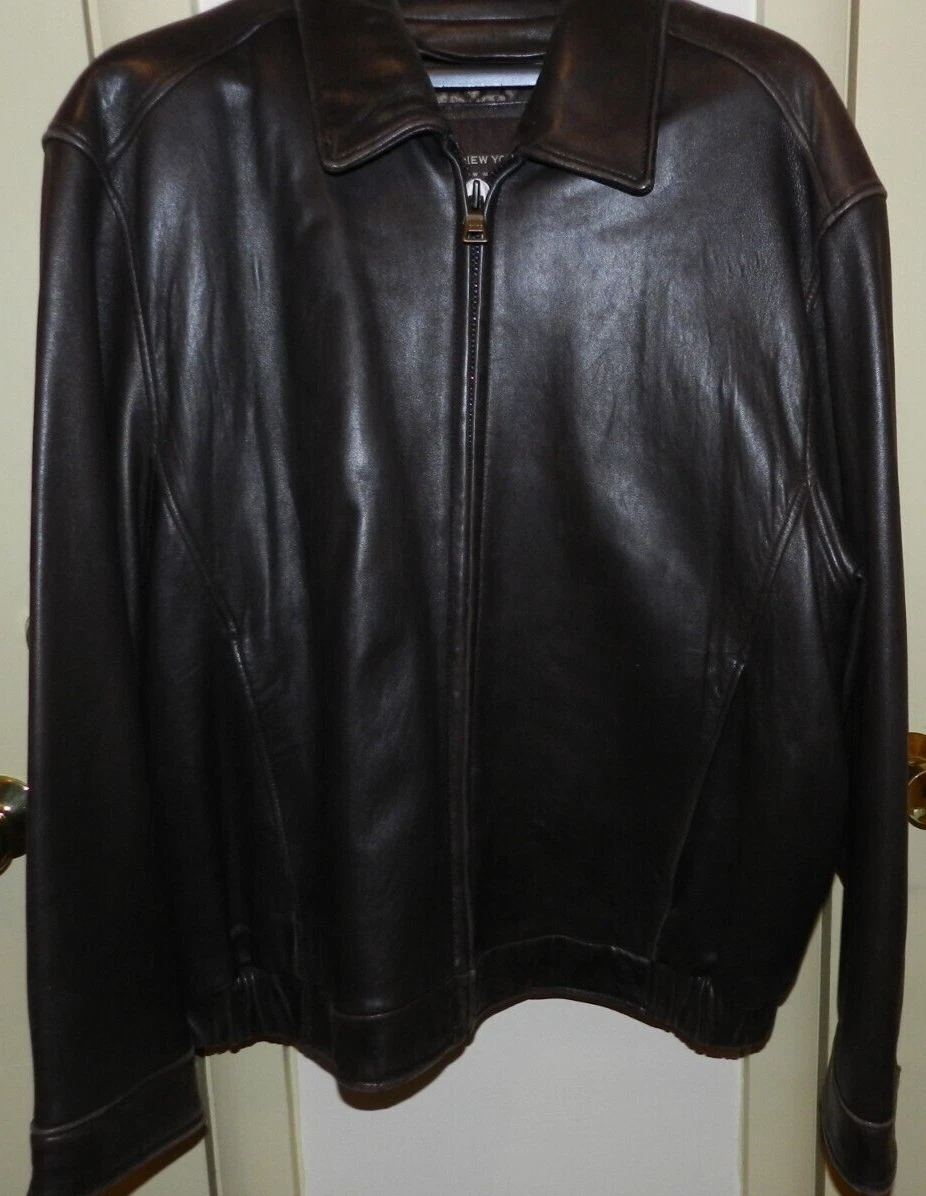 MARC NEW YORK by Andrew Marc Leather Jacket with Zip Out Liner