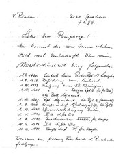 Anton-Detlev von Plato- Handwritten Letter w/Envelope (Oberst Wehrmacht)