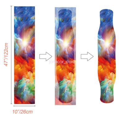 Longboard Grip Tape 47X10" Myth Ghost Waterproof Skateboard Sticker... Double Tape Deck - Foto 3