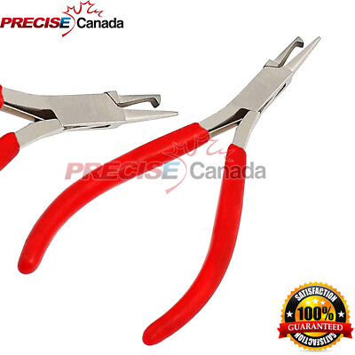PRECISE CANADA --- Mini Split Ring Pliers 5'' Red Dep Handle