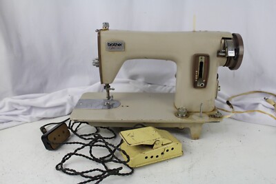 Vintage 1958 Brother Opus 1351 Sewing Machine W/Original Cord+Pedal READ