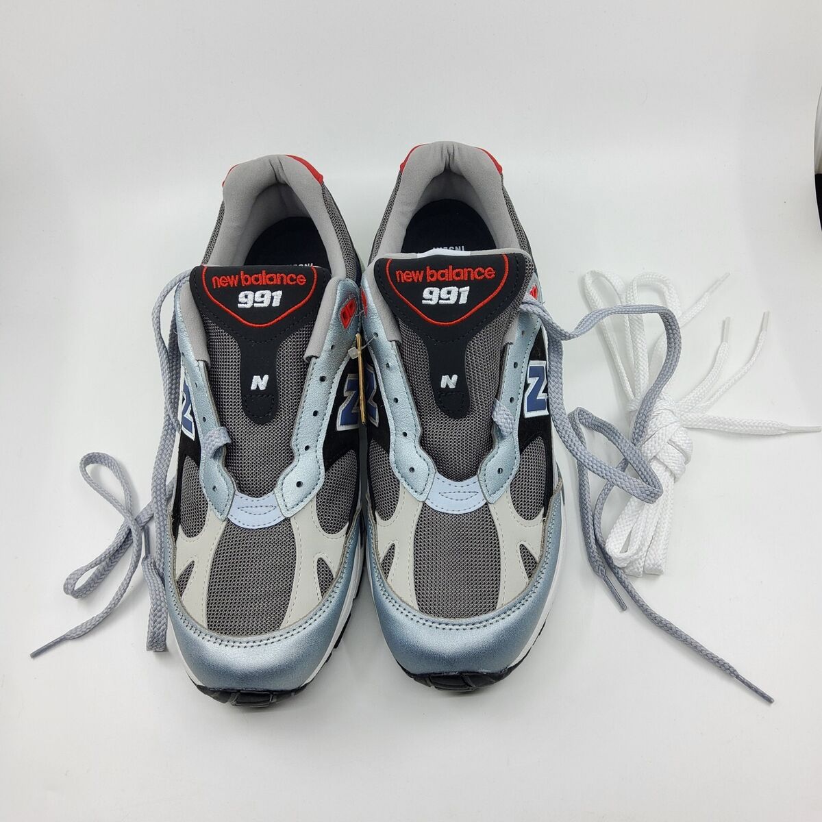 New Balance 991 M991SKR Made In England Silver/Black/Navy New Balance 991 M991SKR Made In England Silver/Black/Navy