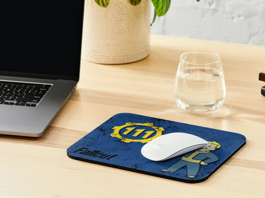 Fallout Mouse Pad Vault 111, Rectangle Vault Boy Approved, Survive the Wasteland - Image 4 of 4