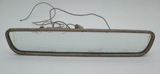 Vintage Rear View Mirror (Unknown Type) 60's w/ Light Feature Made in America