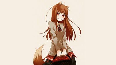 Anime girls spice and wolf holo jpg Playmat Gaming Mat