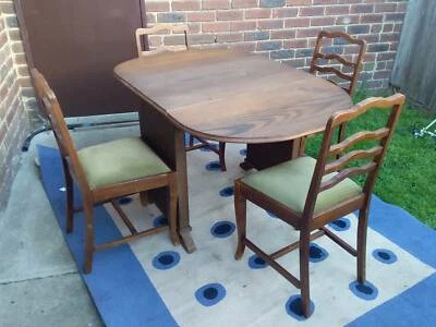 gumtree folding table and chairs