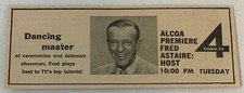 1962 KOMO tv ad ~ ALCOA PREMIERE Fred Astaire