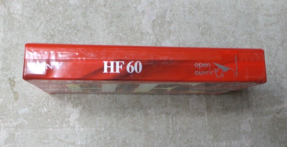 Cassette Audio Sony HF 60 Min – Type I, Vierge, Neuve Sous Blister
