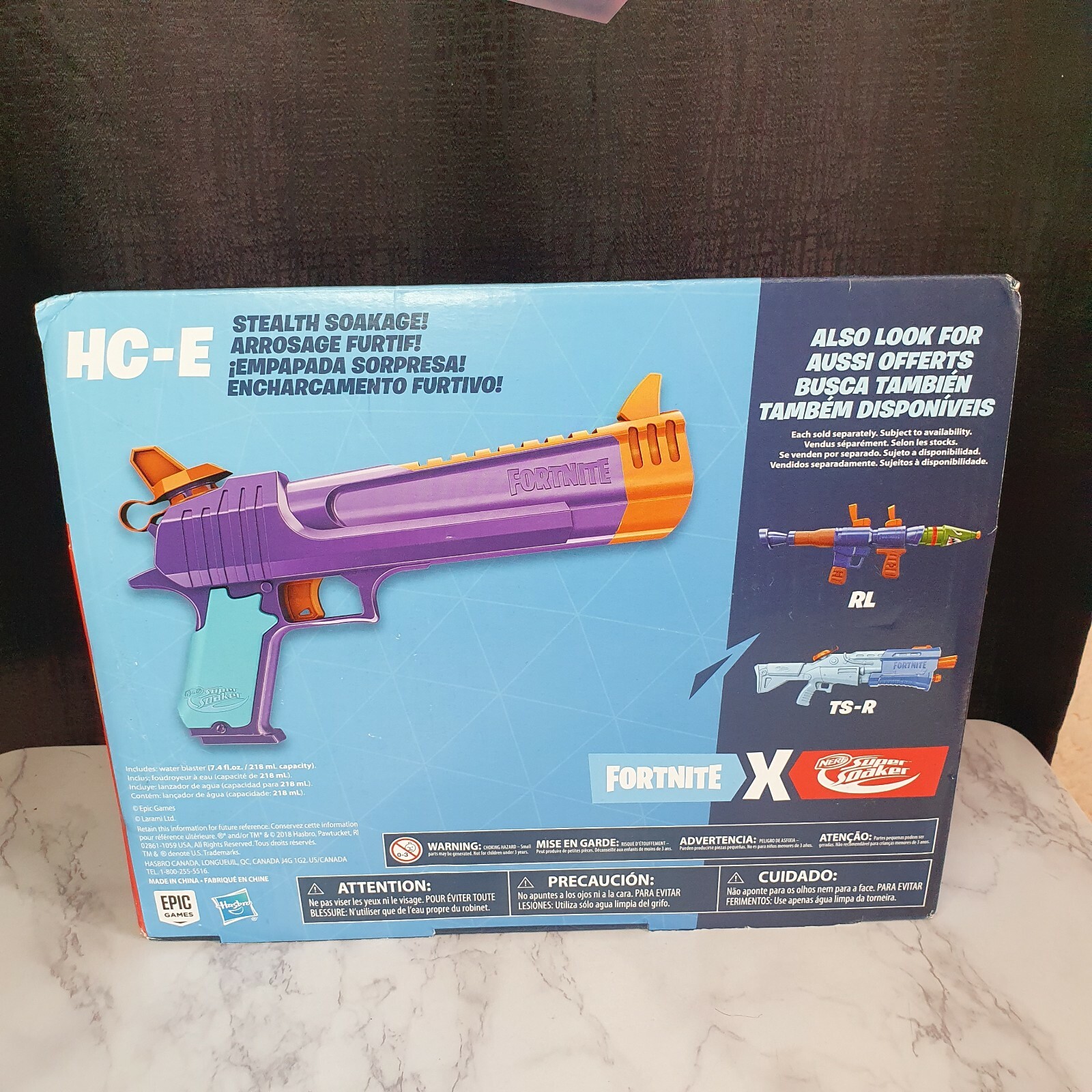 Lançador De Água Nerf Super Soaker Fortnite Hc-E Hasbro em