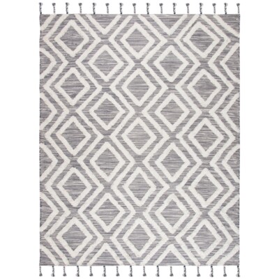 SAFAVIEH Kenya Collection KNY331F Grey / Ivory Rug