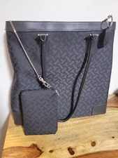 TALBOTS SATCHEL SHOLDER TRAVEL BAG/PURSE/TOTE With Coin Purse And Key Chain Used