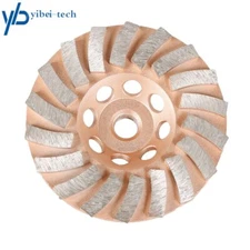 4.5" Grinding Wheels 18 Turbo Diamond Segment For Concrete Masonry 5/8"-11 Arbor