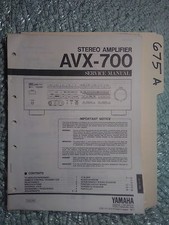 Yamaha avx-700 service manual original repair book stereo amp amplifier