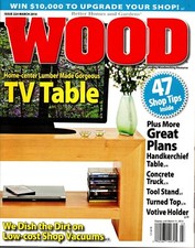 Better Home and Gardens Wood Magazine March 2014 Gorgeous Home Center Tv Table