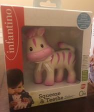 infantino zebra teether