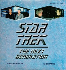 Star Trek Next Generation 161/162: Force of Nature/Inheritance Laserdisc 