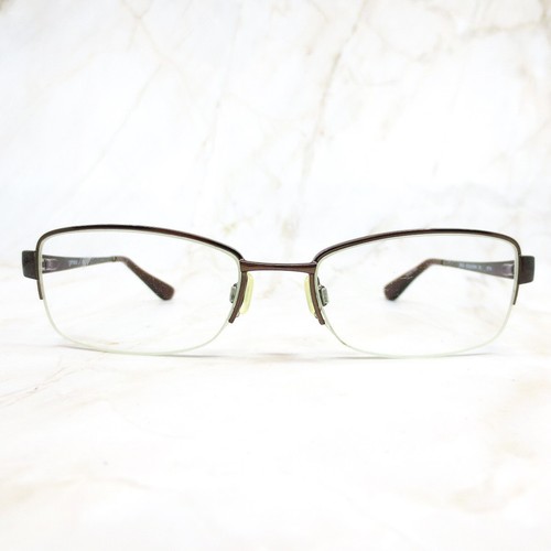 Genesis Eyeglasses Frame G5033-200 Women's Brown Half Rim Rectangular 51-17-130