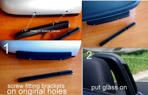 Z4 08-17 E89 Windscreen Wind Deflector Windstop Windblocker -full size - Picture 9 of 14