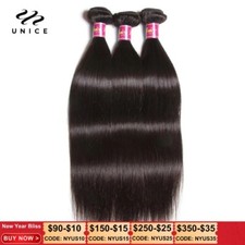 30 Inch Brazilian Bone Hair Bundles 100 Human Hair Weave Bundles 1/3/4 PCS