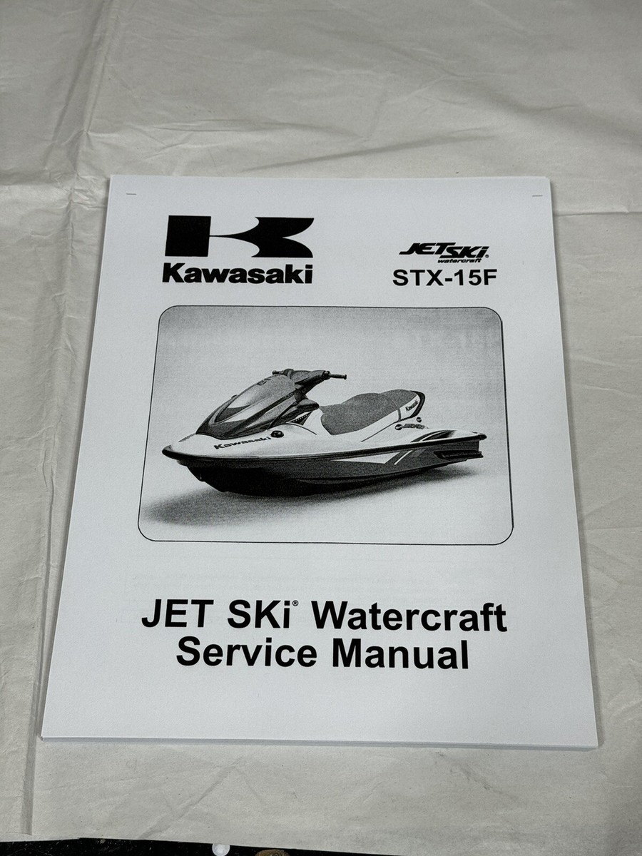 2008 Kawasaki JT1500 Jet Ski 1500 STX-15F Service Shop Watercraft