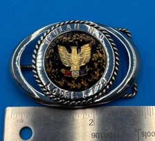 Beulah ND FOE Lodge 3728 Belt Buckle Western Style