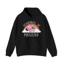 Sin embargo, She Persisted Graphic Sudadera con Capucha, Tallas S-5XL