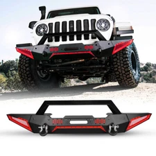 For 18-25 Jeep Wrangler JL/JT Front Bumper 07-18 Wrangler JK JKU Gladiator New