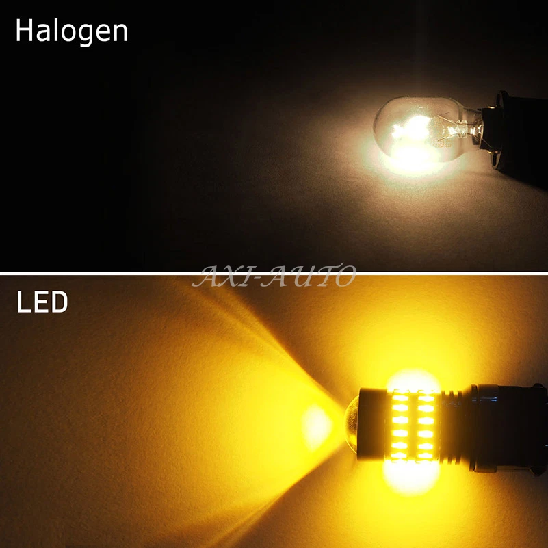 3157 4157 3457A Front Turn Signal Light Amber LED Lamp for Ford Crown Victoria B Foto 3 de 4