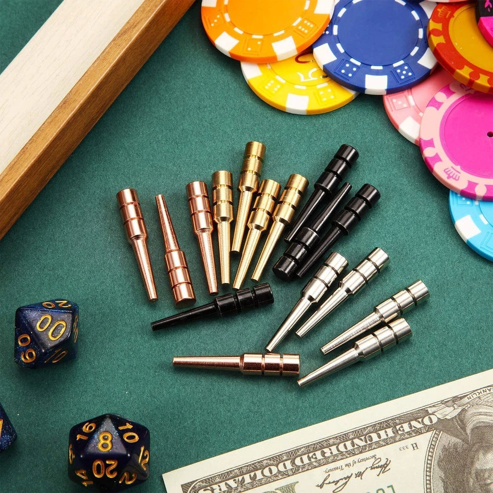 Sets of 12pcs Metal Cribbage Pegs Cribbage Board Pegs Fit 1/ 8 Holes - Image 4 of 4