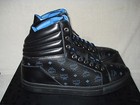 100% AUTHENTIC NEW MEN MCM BLACK LOGO MCM HIGH TOP SNEAKERS EU 44/US 11 — photo 4
