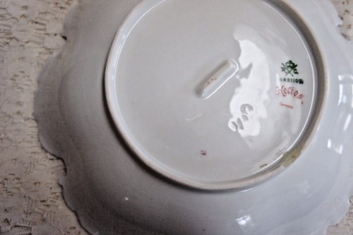 Antique R.C. Germany Porcelain China serving BOWL "Bonbijou" Hectos RARE ! - Picture 4 of 5